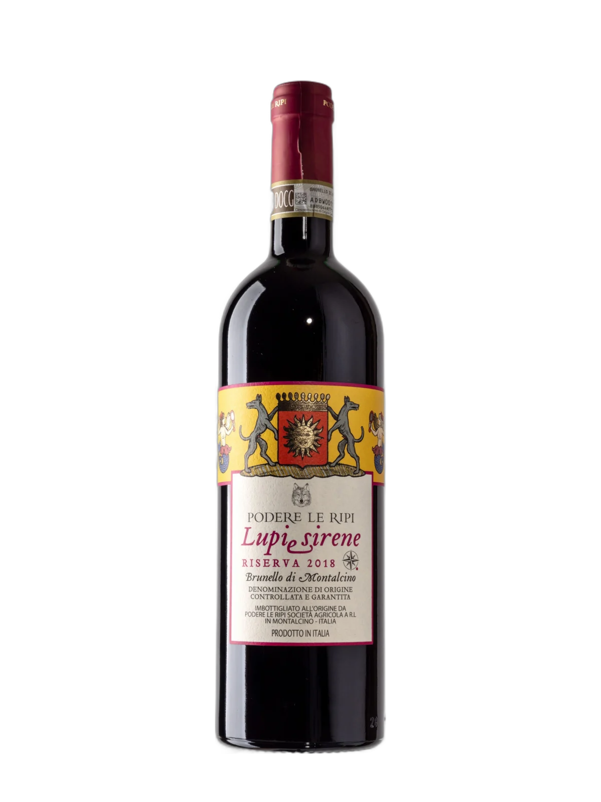 Podere le Ripi Lupi e Sirene Brunello di Montalcino Riserva 2018